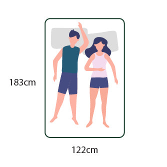 雙人床褥尺寸| 4尺、4尺半床- Emmas澳美斯– Emmas Australia