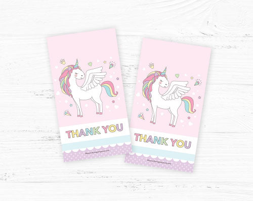 unicorn party favor gift tags diy