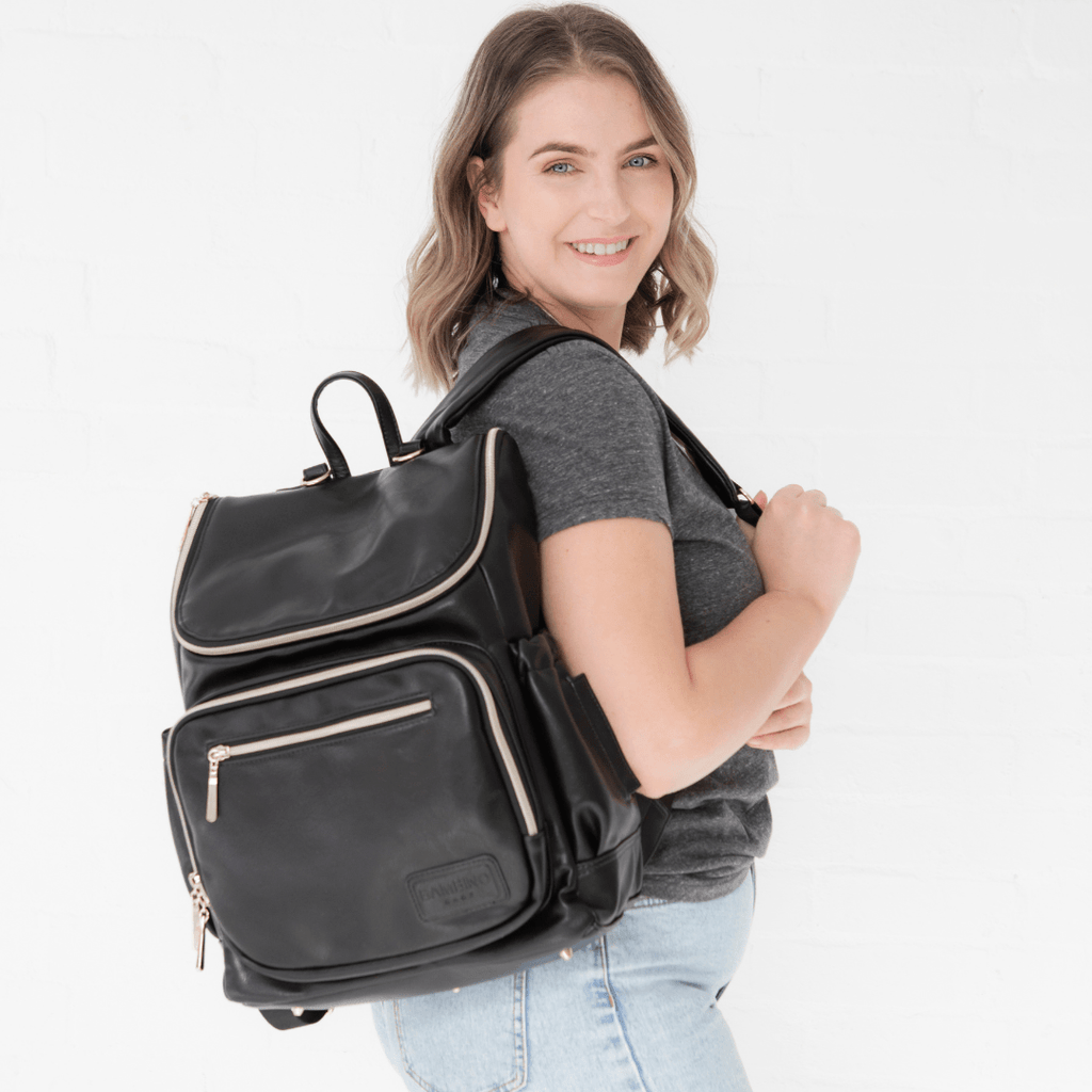 Florence Vegan Leather Nappy Bag Backpack – Bambinobagz