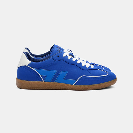 Baskets Delta Cobalt, vue de profil, allure sportive et écoresponsable.