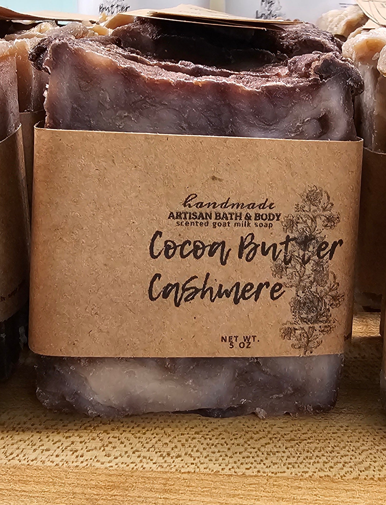 Cocoa Butter Cashmere Goat Milk Soap Bar