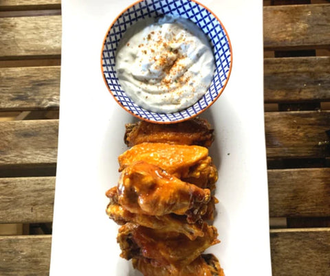 Wings and blue cheese