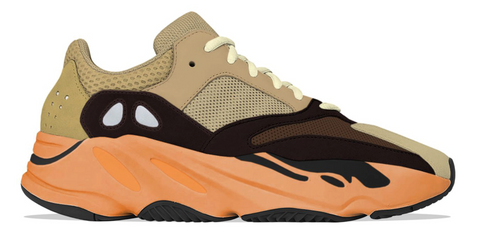 black and brown yeezy 700