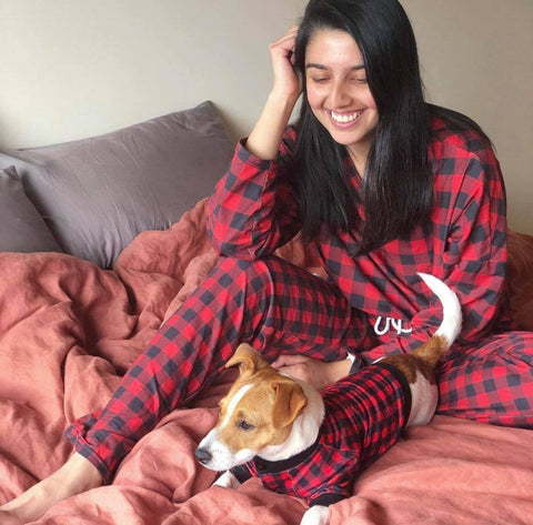 Matching Dog and Owner Pyjamas
