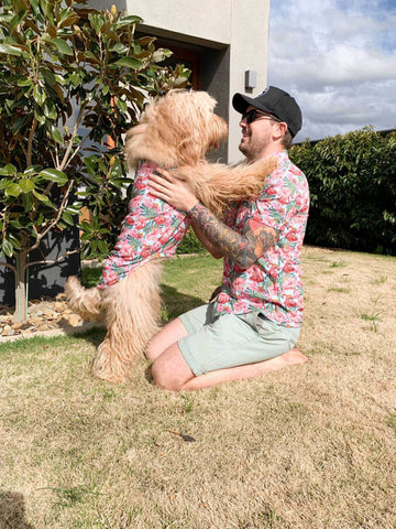 Matching dog and Owner Shirts