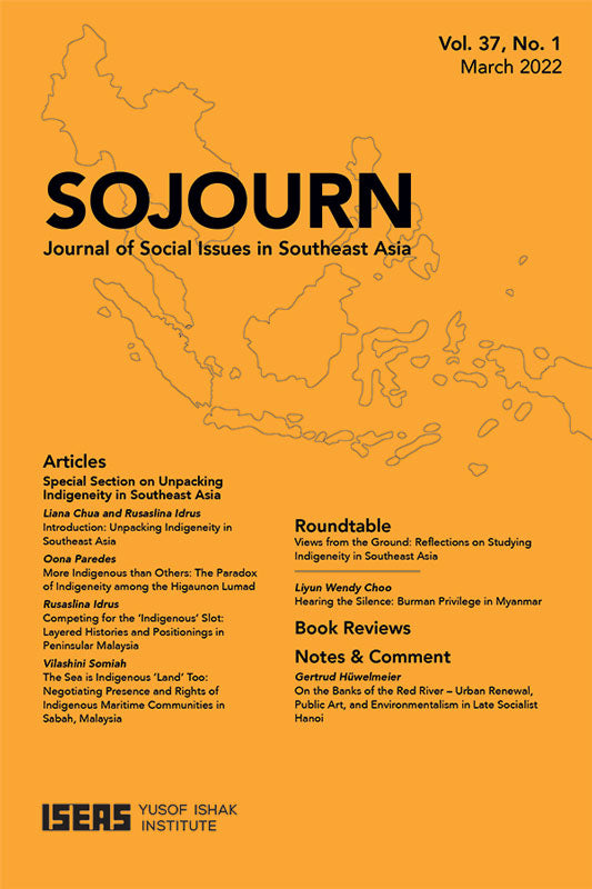 [eJournals]SOJOURN: Journal of Social Issues in Southeast Asia Vol. 37/1 (March 2022) (Competing for the ‘Indigenous’ Slot: Layered Histories and Positionings in Peninsular Malaysia)