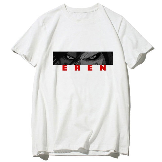 T-Shirt Attaque des Titans</br> Eren ecriture