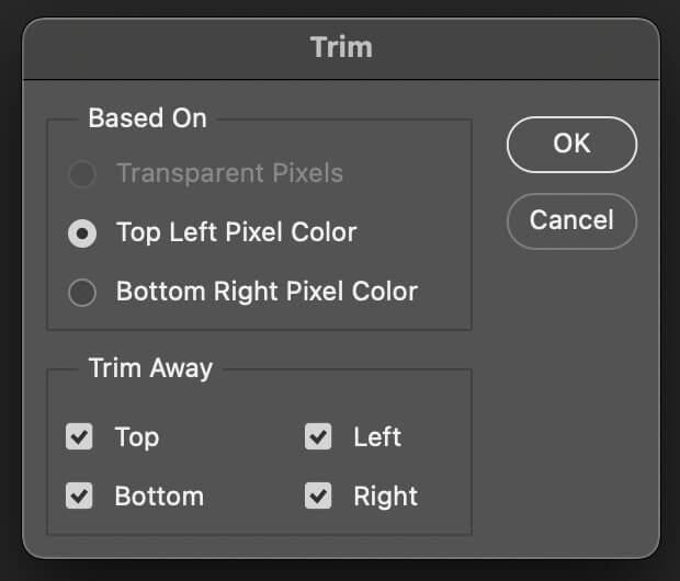 Photoshop Trim Box