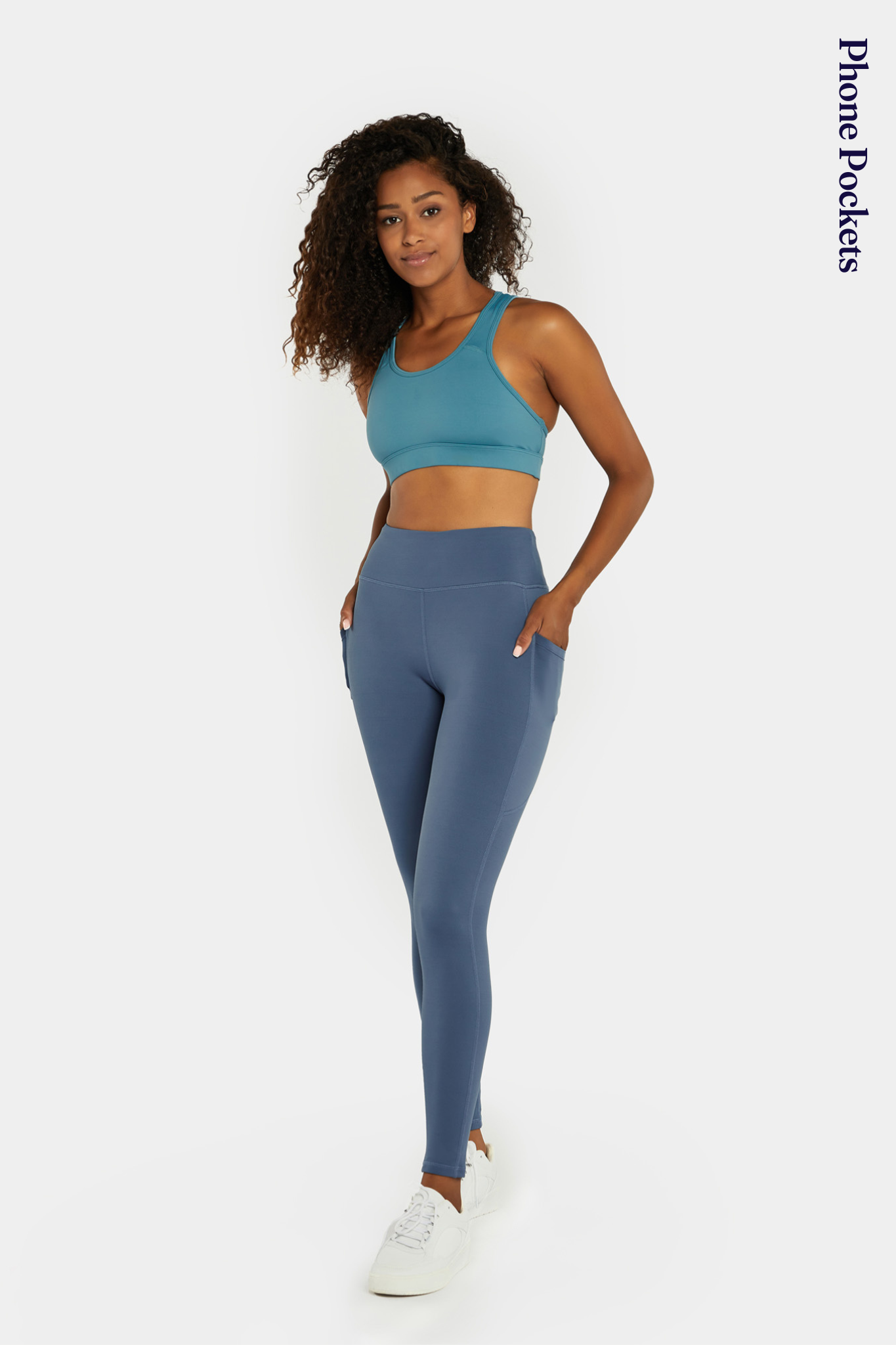 Blue Leggings with Pockets, Claude Legging