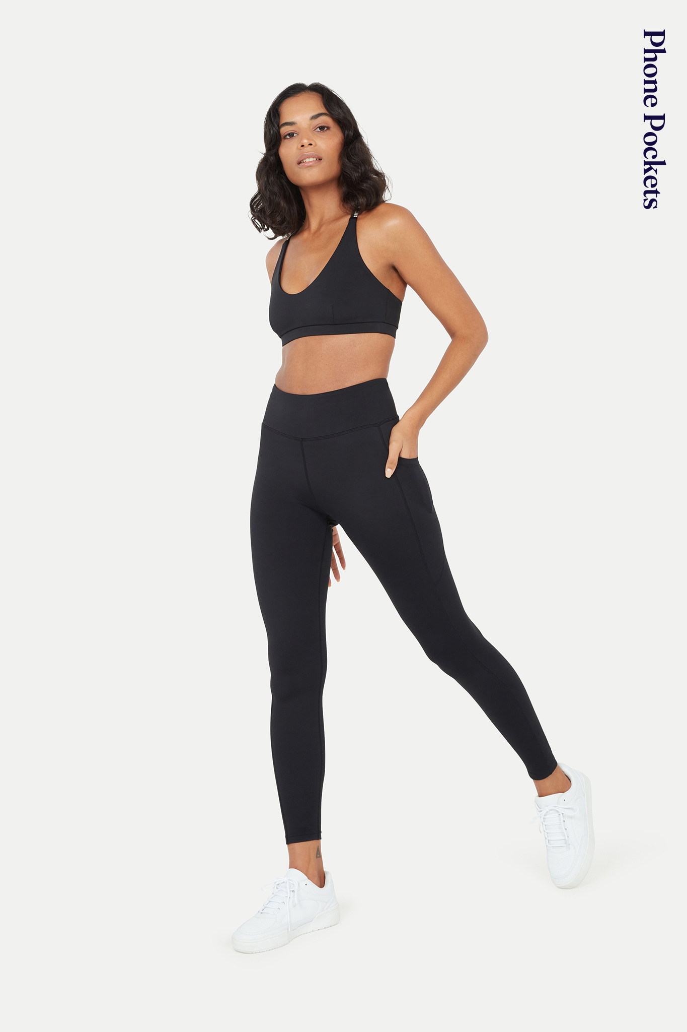 Supersculpt™ Flared Leggings with Pockets - Black