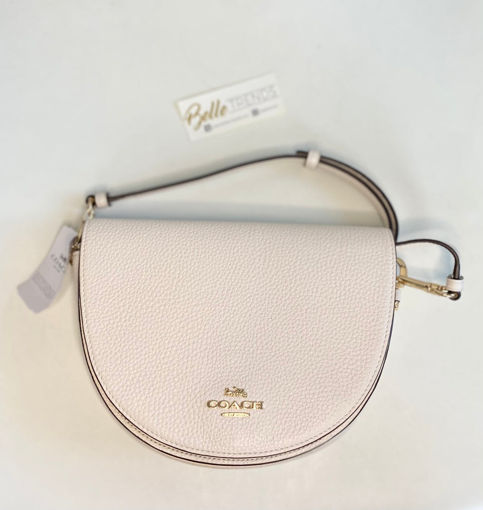 coach white sling bag