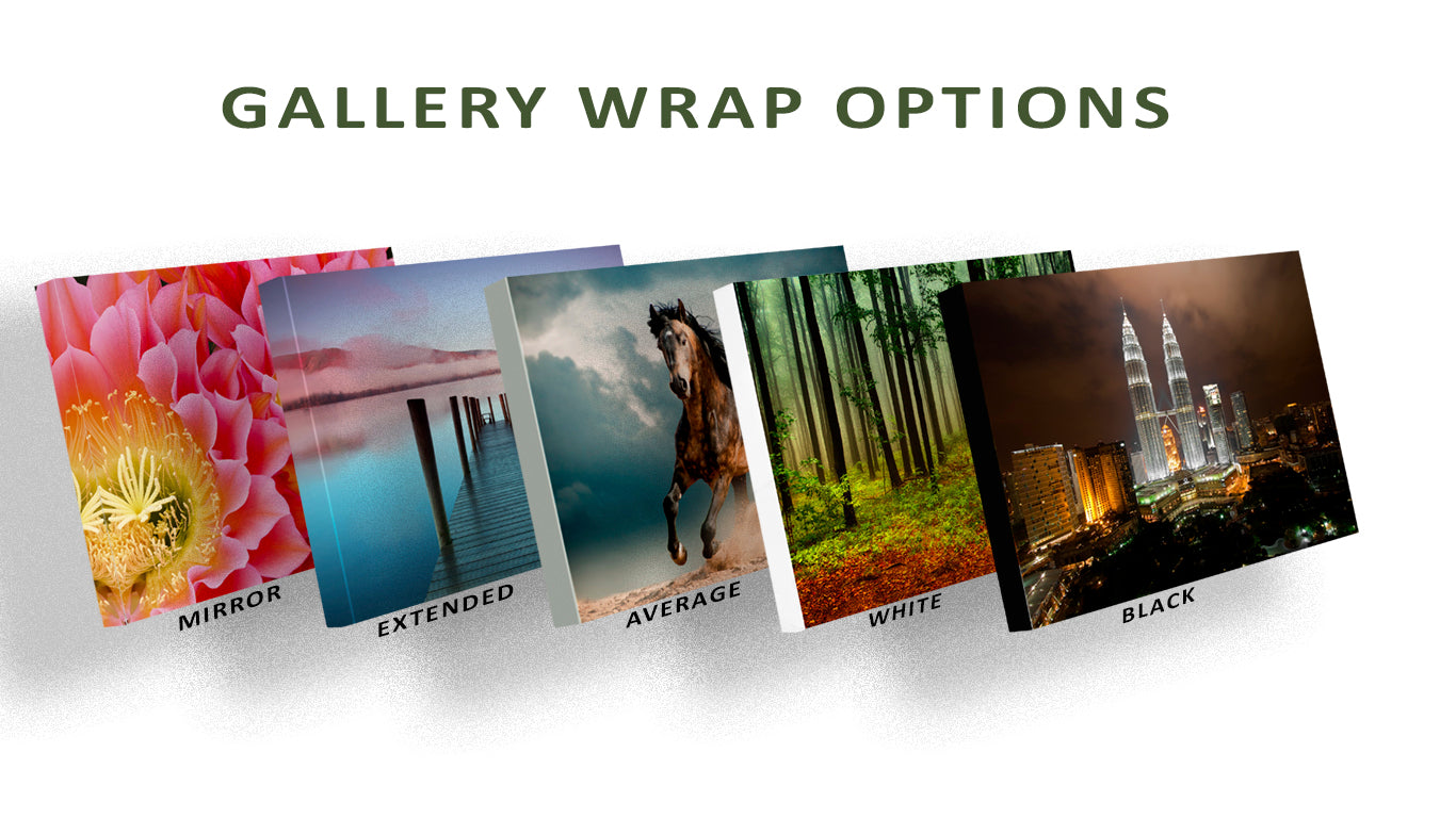 Gallery Wrap Options - Germotte Ottawa