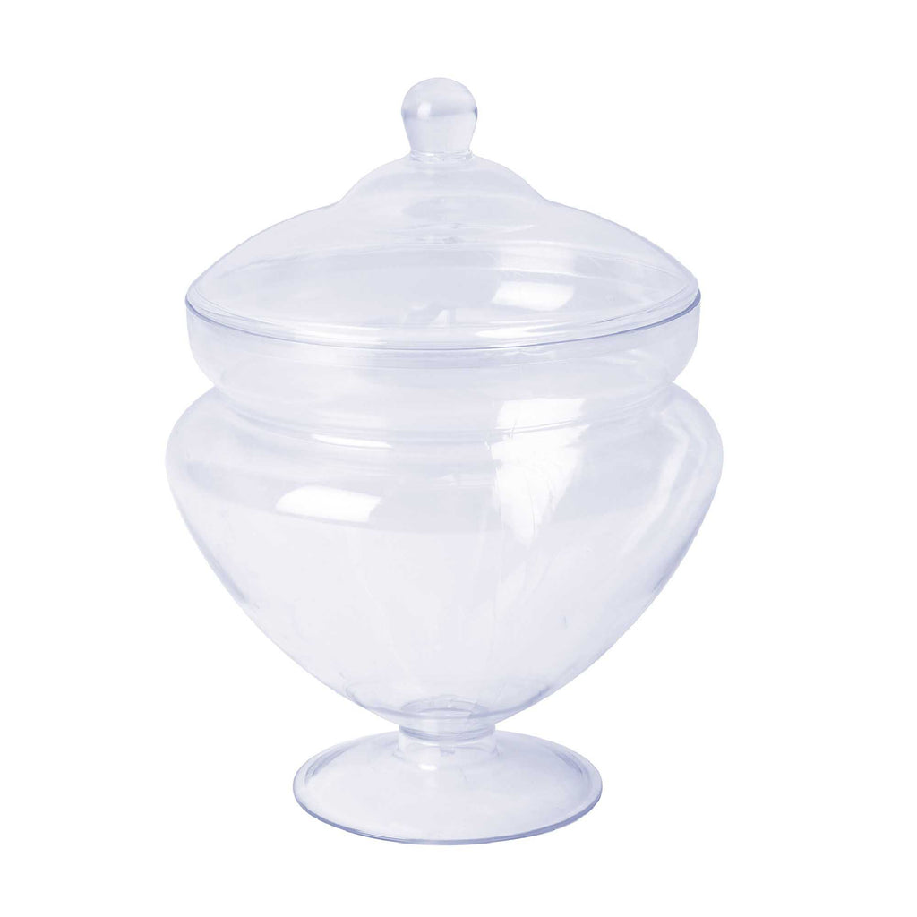 Clear Plastic Jumbo Goblet Candy Container