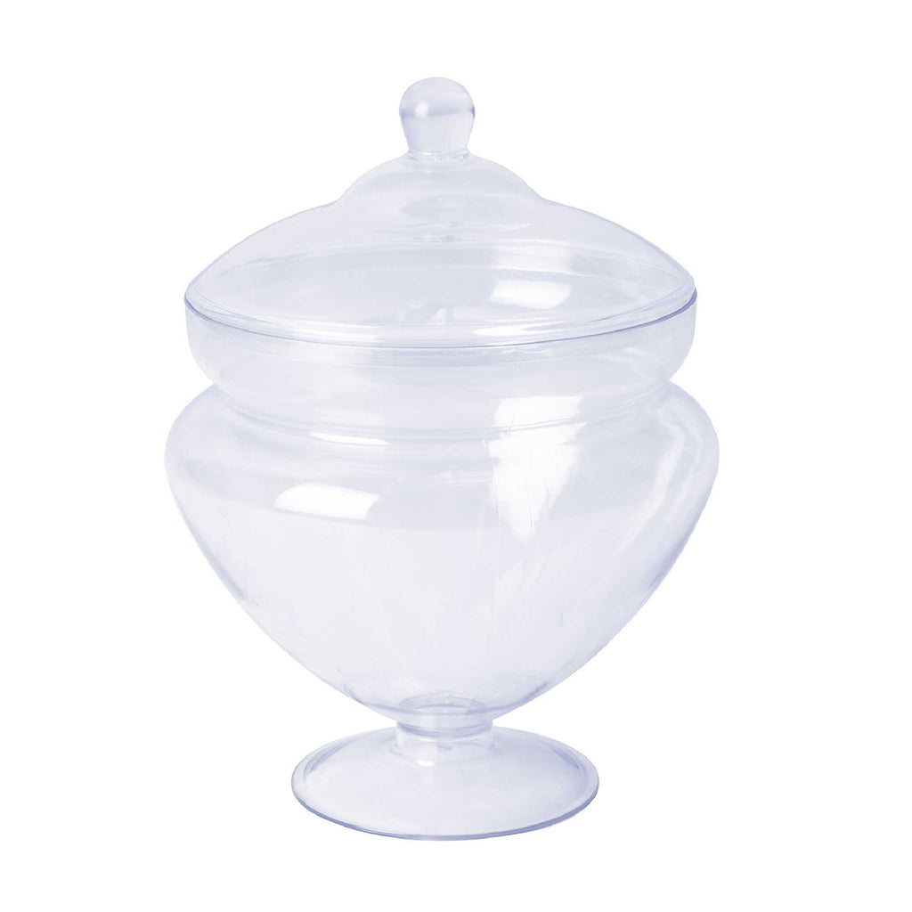 Candy Jar With Lid Plastic Candy Jar Transparent Cookie - Temu