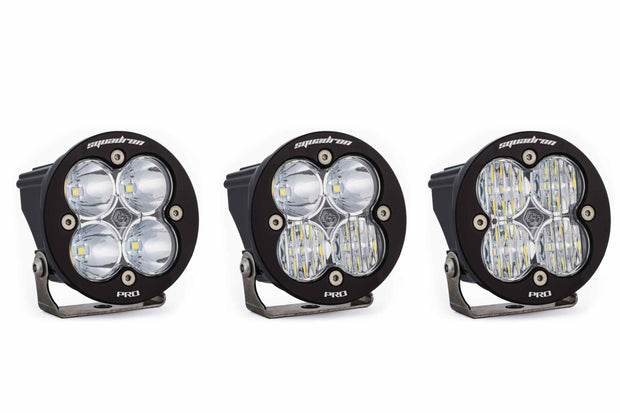 Squadron Pro Light Pods: (Each / Clear / Driving Combo Beam / Black Body)
