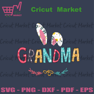 Download Grandma Bunny Easter Svg Easter Svg Easter Day Svg Grandma Svg Eas Cricut Market
