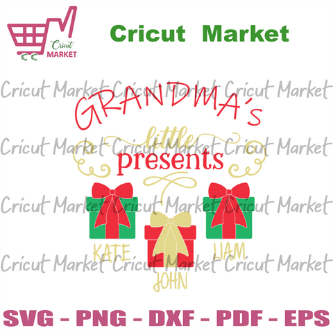 Download Christmas Svg Tagged Grandma Svg Cricut Market