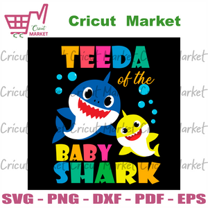 Download Teeda Of Baby Shark Svg Trending Svg Baby Shark Svg Shark Svg Teed Cricut Market