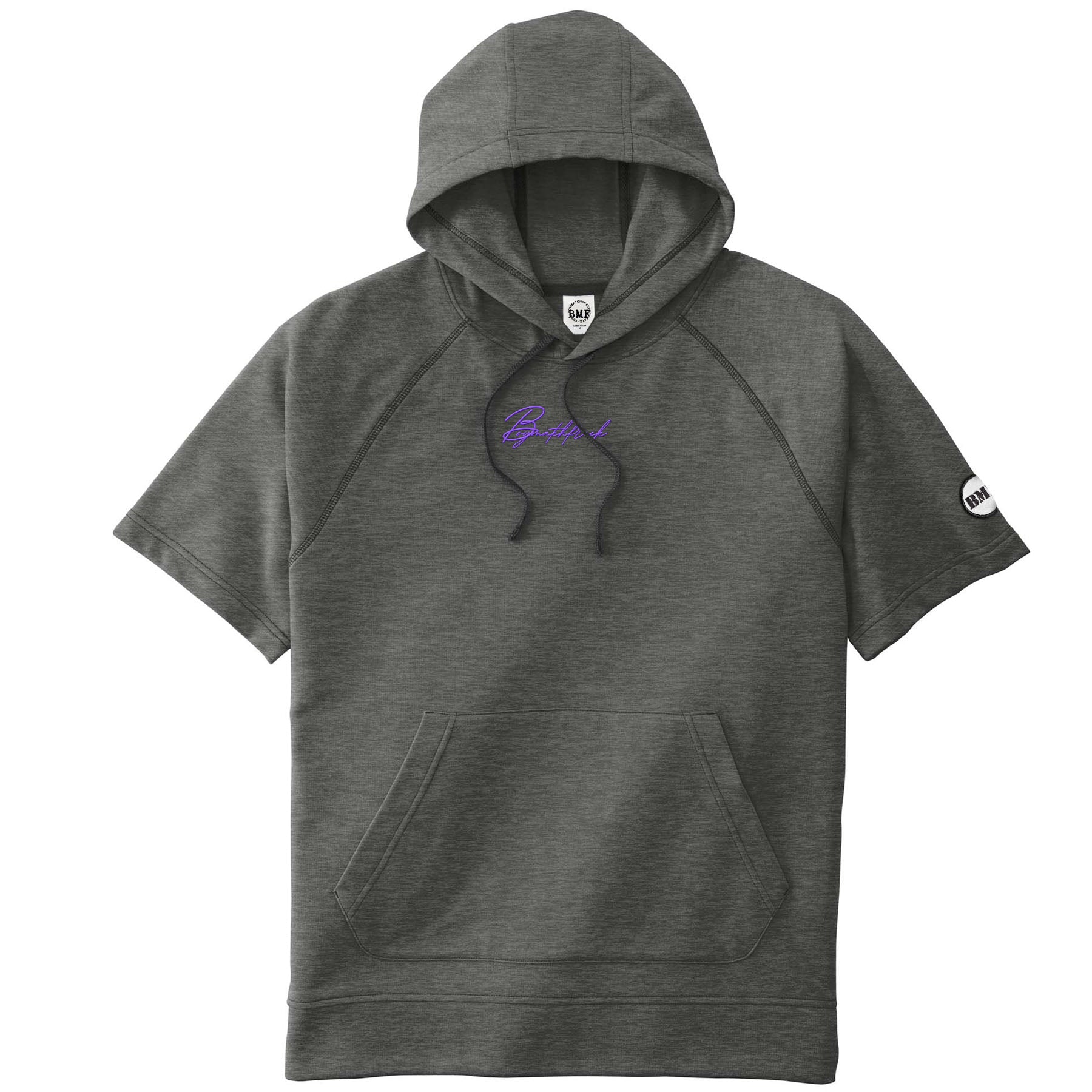 jordan 3 dark iris matching short sleeve hoodie dark grey