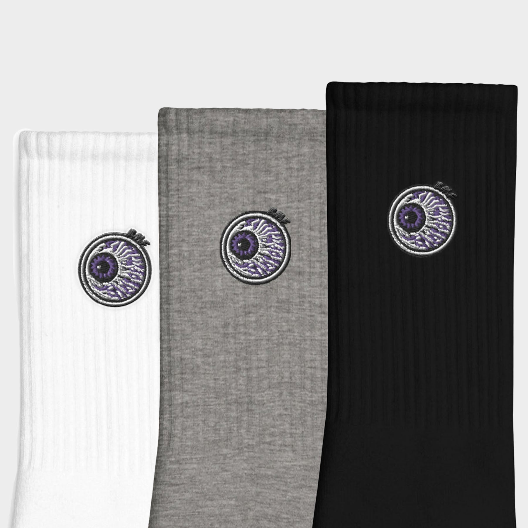 jordan 3 dark iris matching socks embroidery