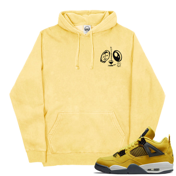 jordan aj4 lightning pullover hoodie