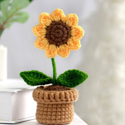 PEUTIER DIY Crochet Kit, Cute Daisy Crochet Flower Crochet Beginner Crochet  Kit Crochet Supplies for Adults and Kids Craft Making