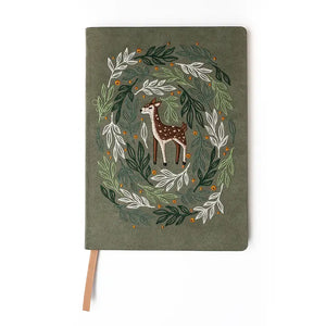 Deer Embroidered Journal - Modern Pastime
