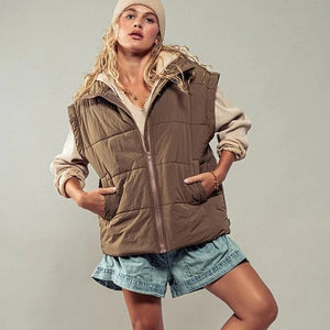Classic Casual Puffer Vest - Modern Pastime