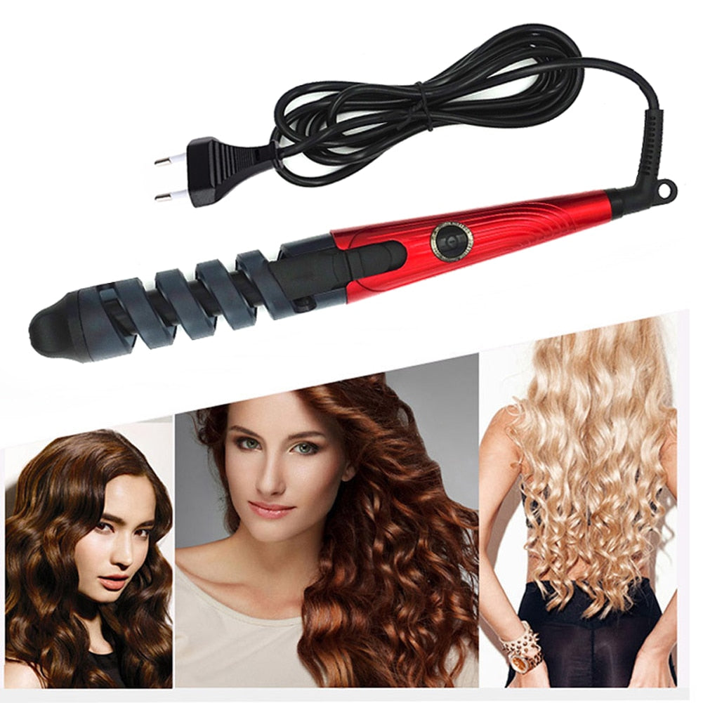 Professional Hair Curler Roller Magic Spiral Curling Iron Fast Heating –  Tress 2 Empress