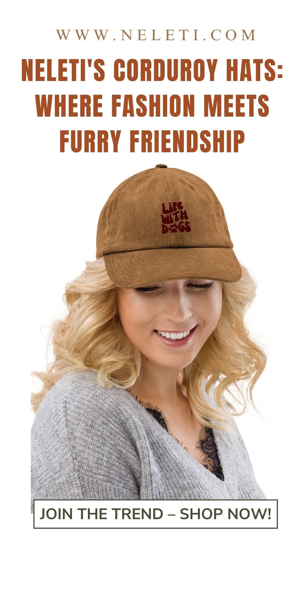 neleti.com-corduroy-hat-for-dog-lovers