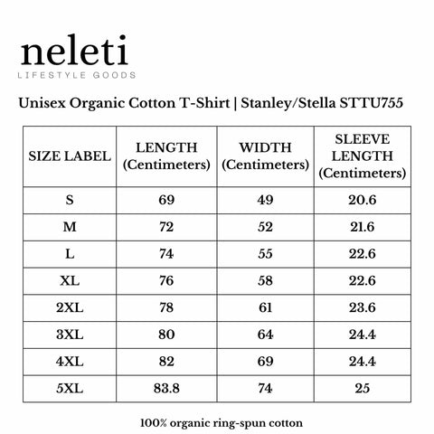 size-chart-for-unisex-shirts-neleti.com