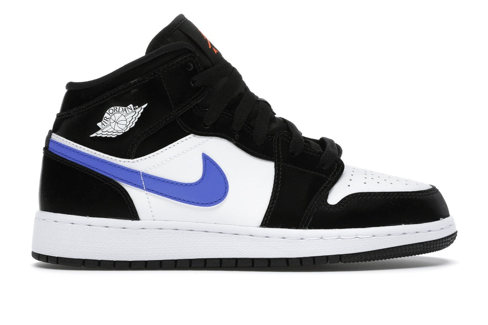 Jordan 1 Mid Black Racer Blue White 