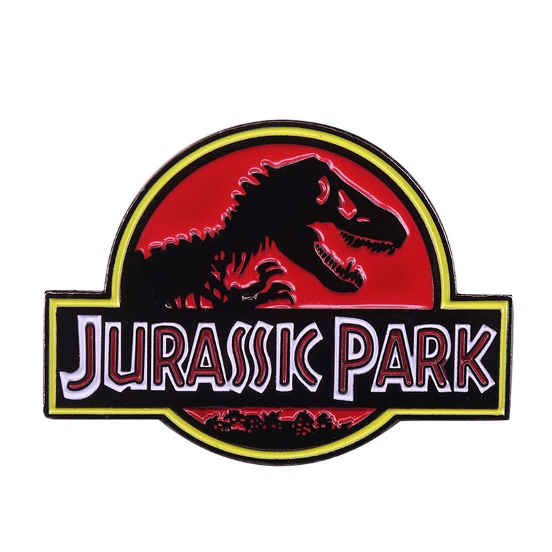 Jurassic Park Logo Enamel Pin — Shopenamel 