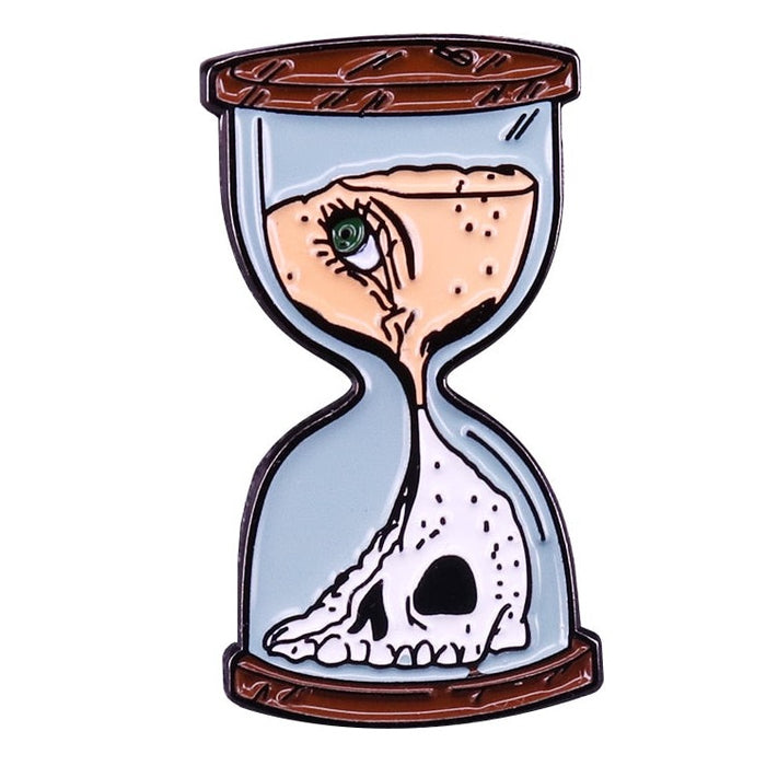 Hourglass Life And Death Enamel Pin Shopenamel