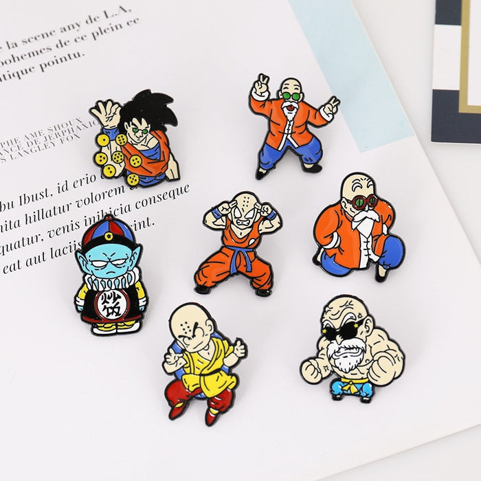 Dragon Ball Z Master Roshi Muscle Flex Enamel Pin — Shopenamel