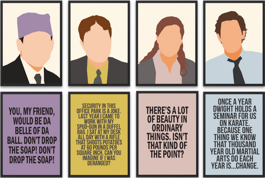 The Office Poster, Pam Beesly Quote - Prison is better than Dunder Mi in  2023