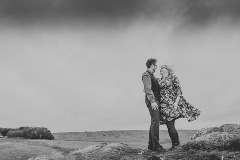 An atmospheric photo shoot in Northumberland