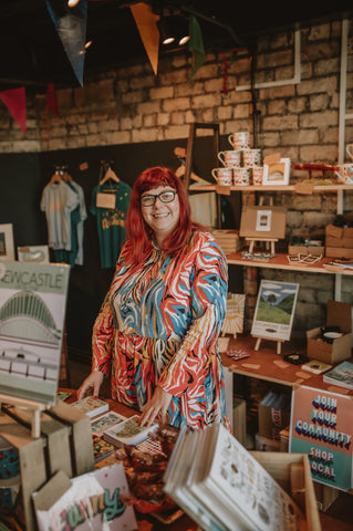 Lucy Hull inside her shop