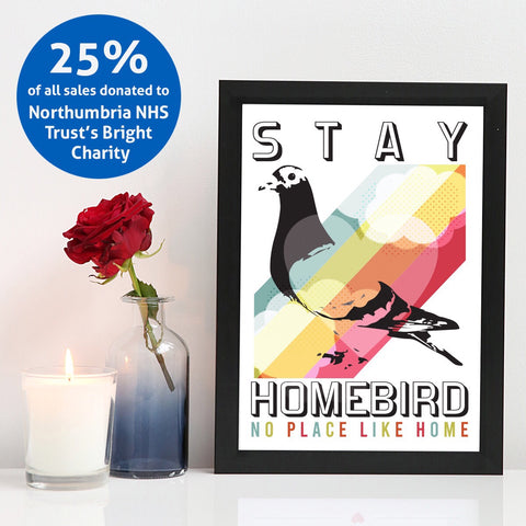 Stay Homebird A4 print
