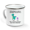 Grandmasaurus And Kids Personalized Mug - Family Custom Gift Mugs