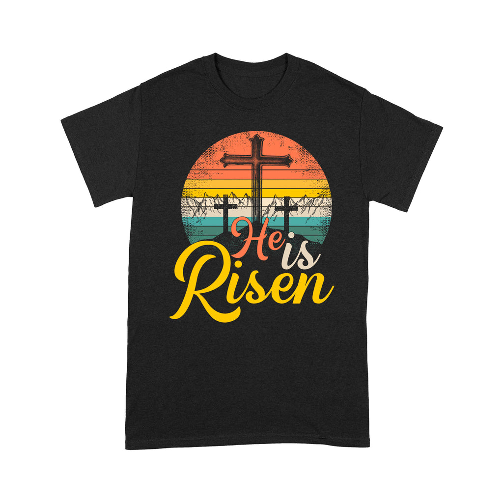 He Is Risen - Christian Easter Jesus Shirt - Standard T-shirt – TeeFonix