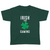 Video Gamer Saint Patricks Day Gaming Lucky Gamer For Boys Long Sleeve T-Shirt - Standard Youth T-shirt