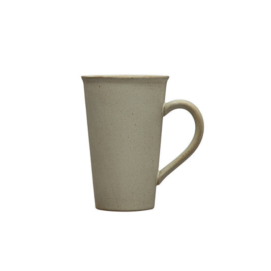 10 oz. Stoneware Mug, Cream Color Speckled - Cloz to Home