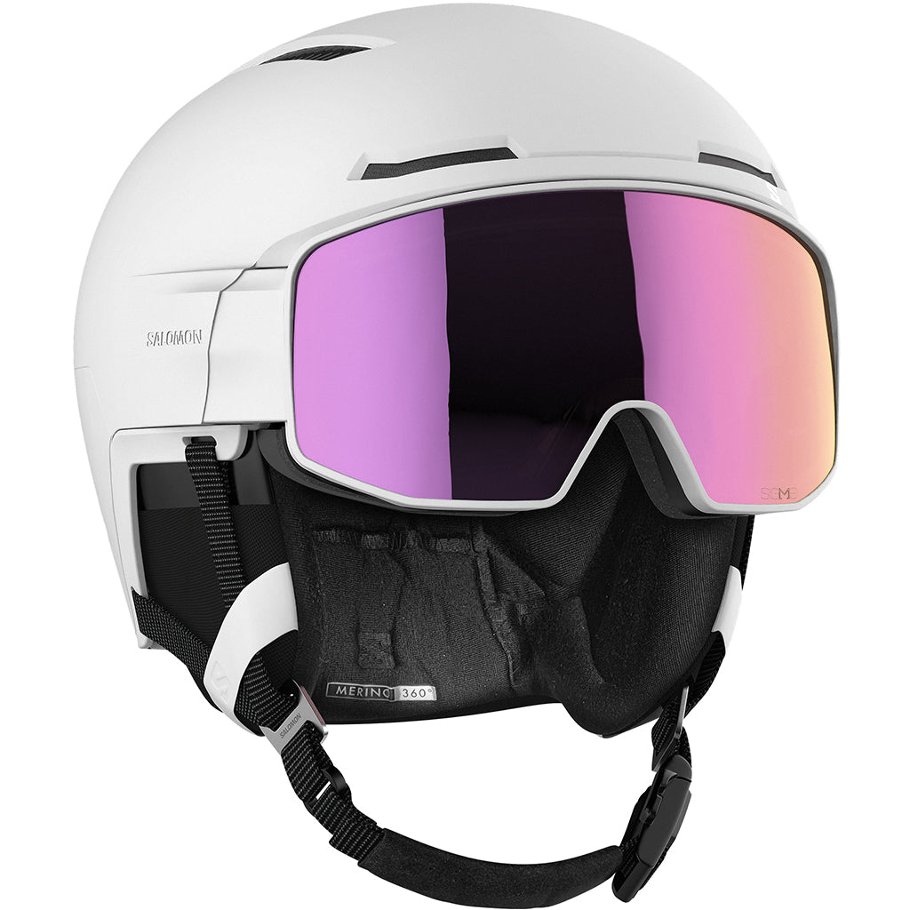 Salomon Driver Prime Sigma Plus Salomon Helmet two lens EPS40 – Ski Exchange