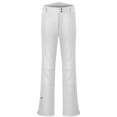 Poivre Blanc Womens Stretch Fitted Ski Pants in Gothic Blue