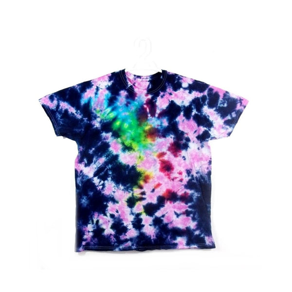 Tie Dye Short Sleeve T Shirt Crinkle Sizes Infant Toddler Youth