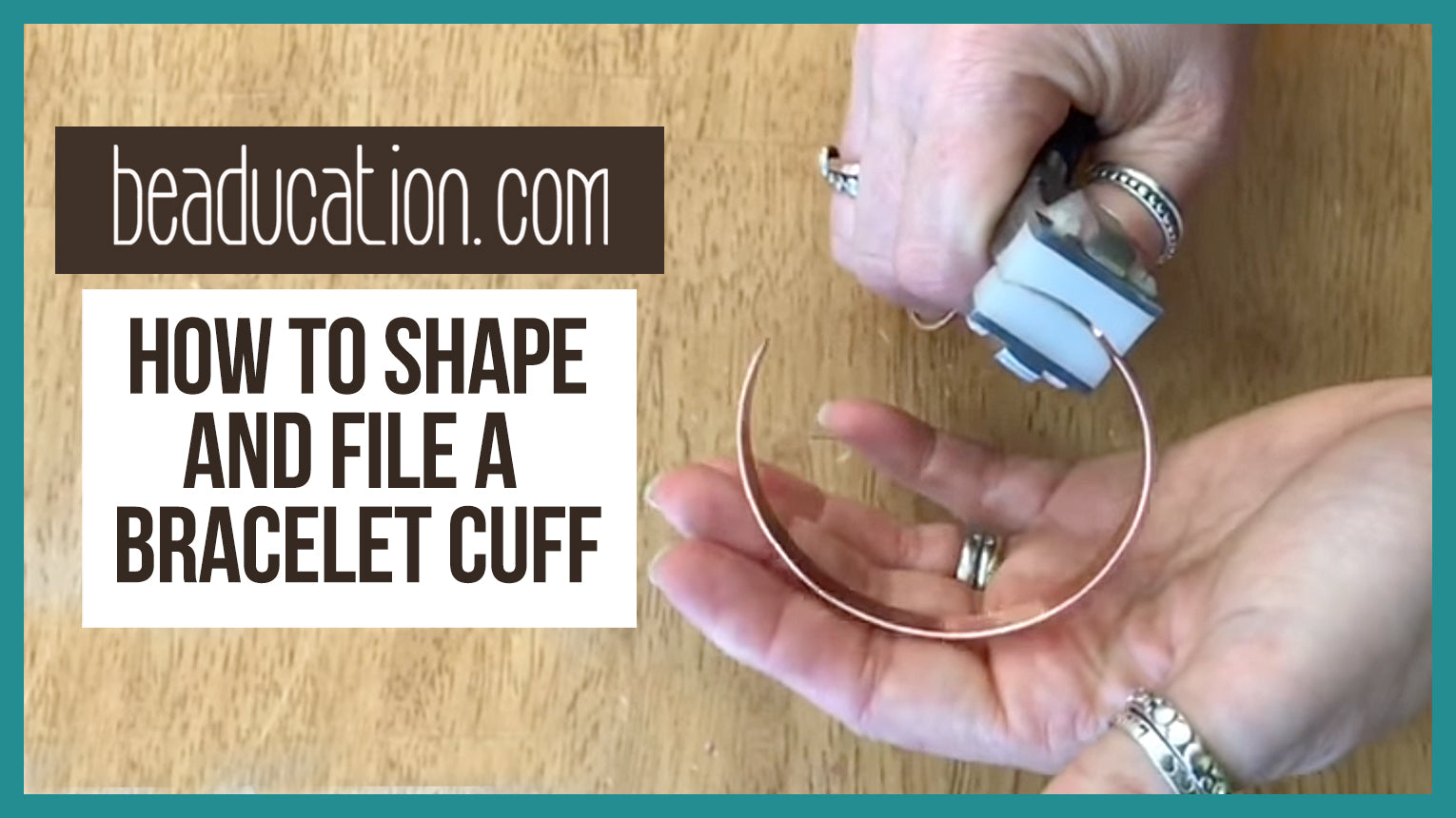 How to Bend, Curl and Shape a Flat Ring Blank – Beaducation