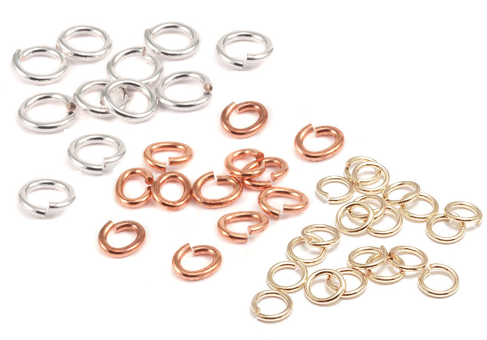 Stainless Steel 4mm I.D. 18 Gauge Jump Rings, 1/2 oz (~125 rings) –  Beaducation