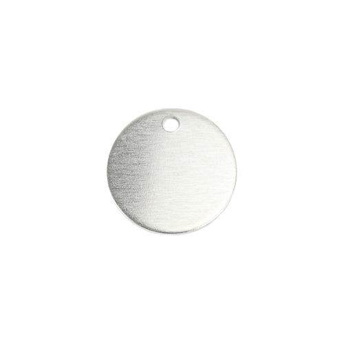 5 CIRCLE Brass Metal Stamping Blanks, no hole, 19mm (3/4) 18 gauge ms