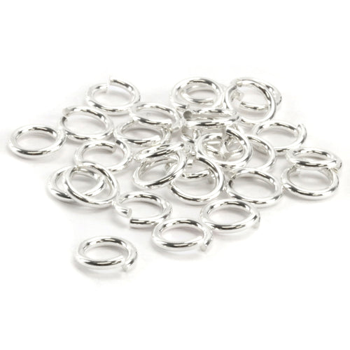 50 Oxidized Black Sterling Silver Jump Rings - You Pick Gauge and Diam –  Creating Unkamen